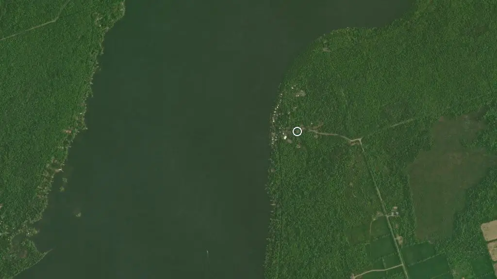 Aerial view of Spring Rock Camp and surroundings