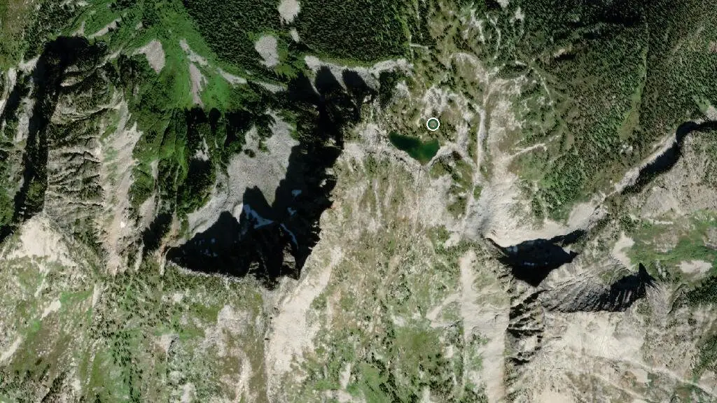 Aerial view of LQ Outpost and surroundings