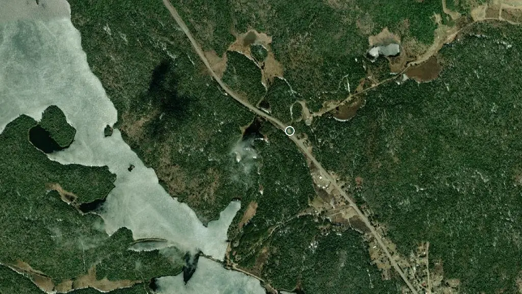 Aerial view of Four Corners Algonquin and surroundings