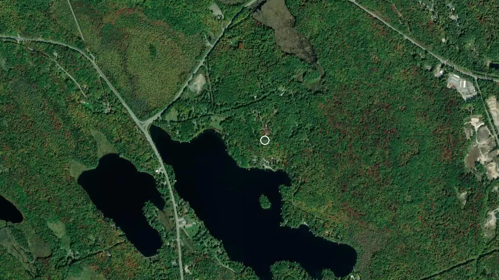 Aerial view of Butterfly Lake Resort and surroundings