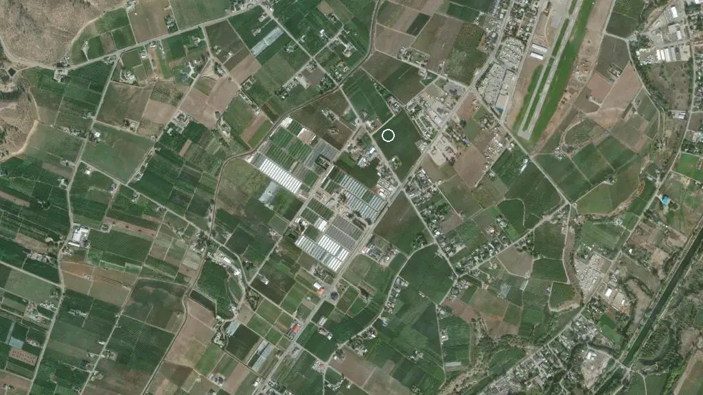 Aerial view of The Orchard at Oliver and surroundings