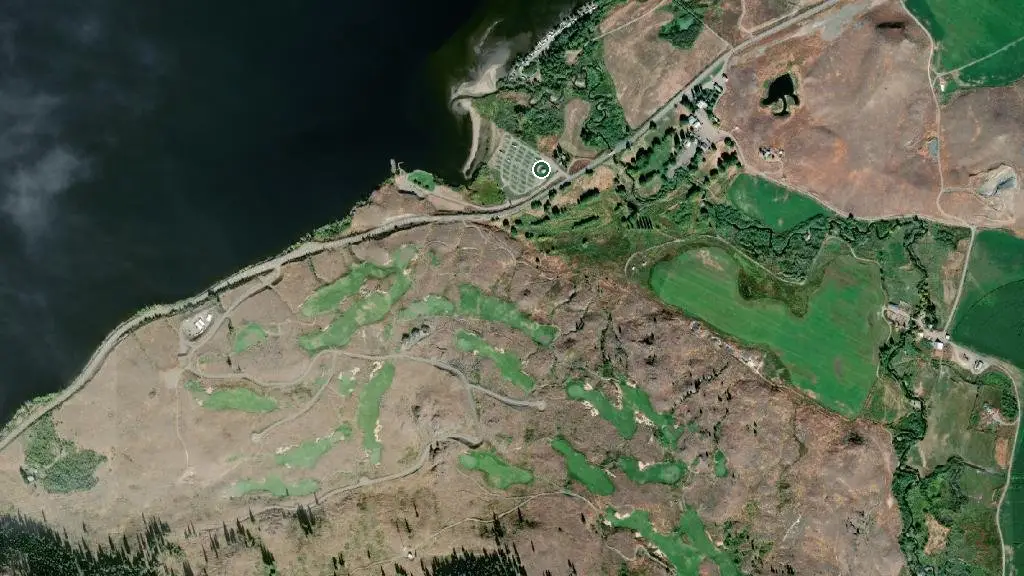 Aerial view of Quilchena Point RV and surroundings