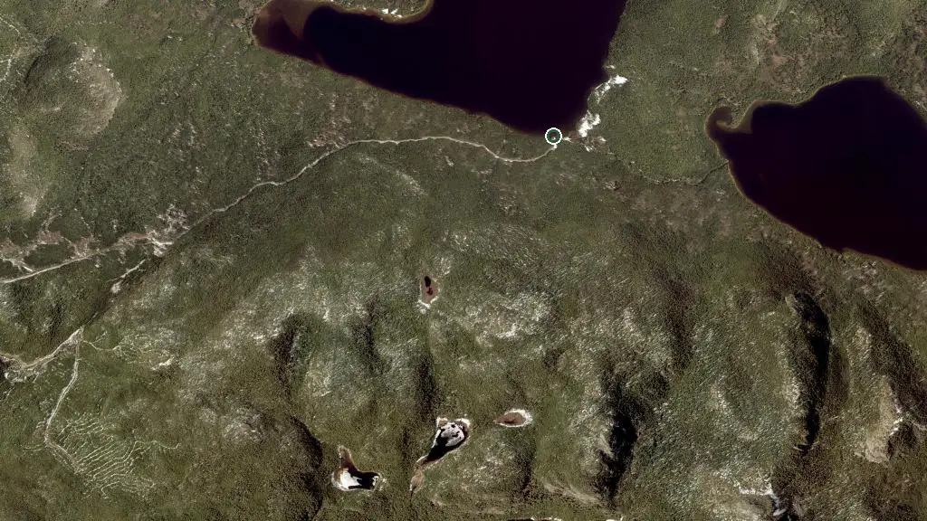 Aerial view of Camp Grand Prime and surroundings