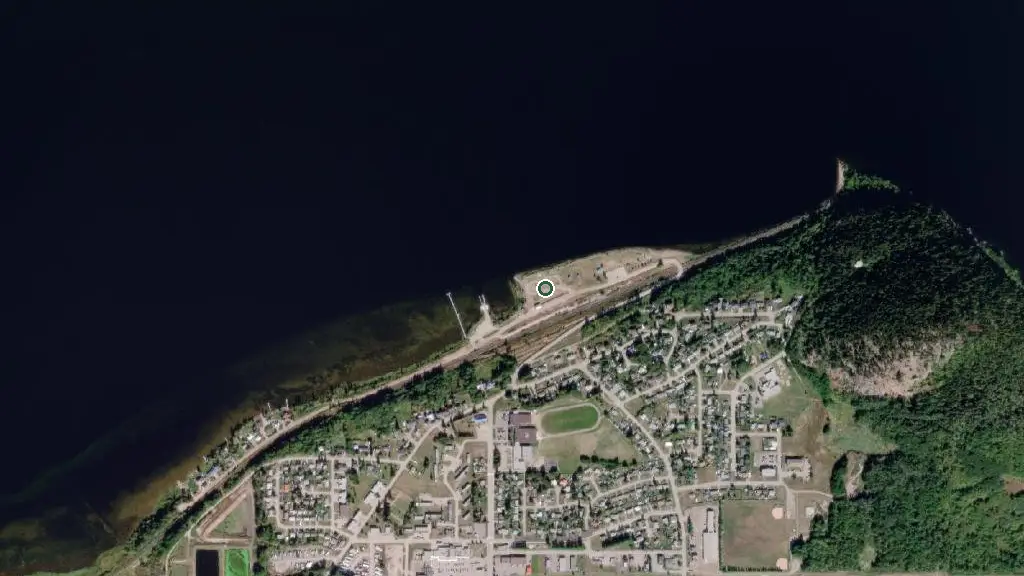 Aerial view of White Swan Park - Municipal Campground and surroundings