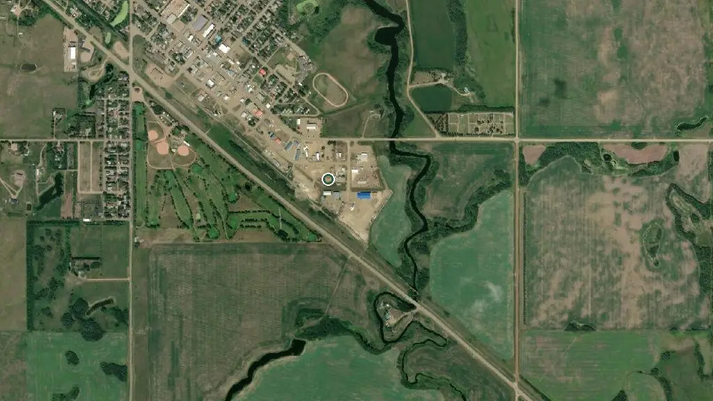 Aerial view of Castor Recreation Area & Campground and surroundings
