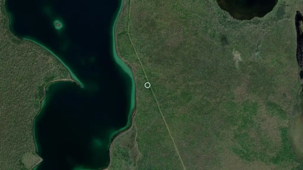 Aerial view of Meadow Lake Provincial Park and surroundings