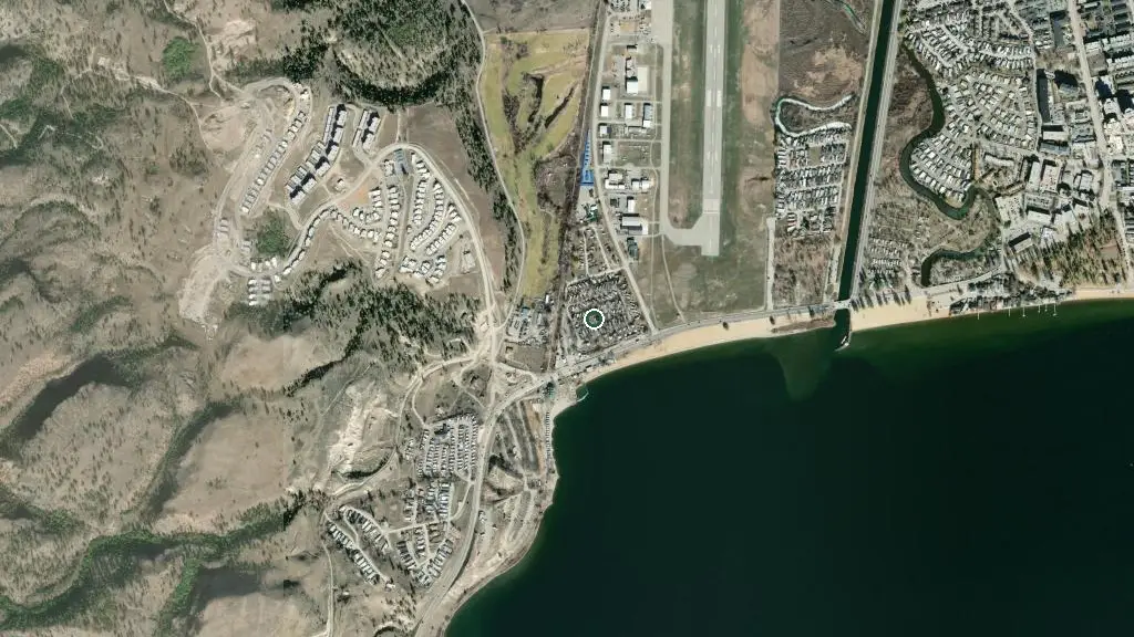 Aerial view of Barefoot Beach Resort and surroundings
