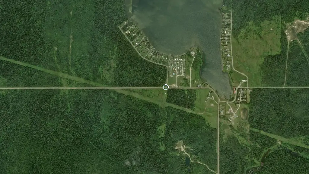 Aerial view of Gibbs Camping & RV Resort and surroundings