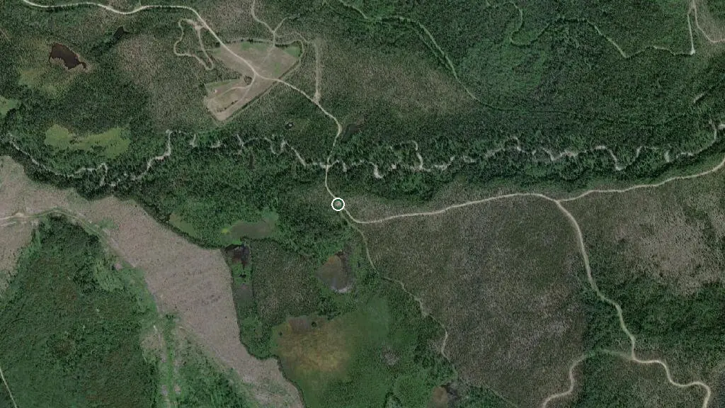 Aerial view of Kirby's Villa and surroundings