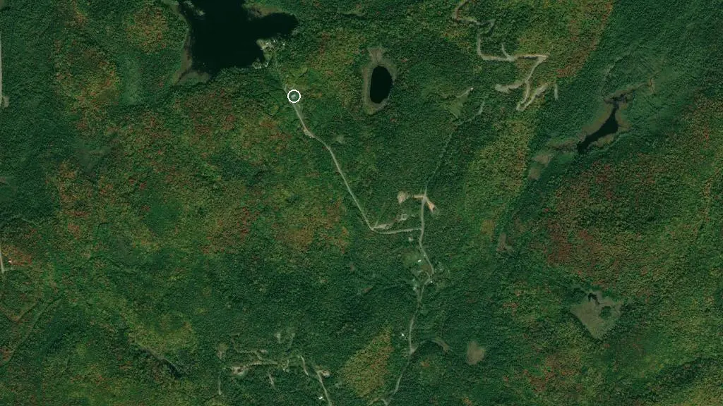 Aerial view of Camping Lantier and surroundings