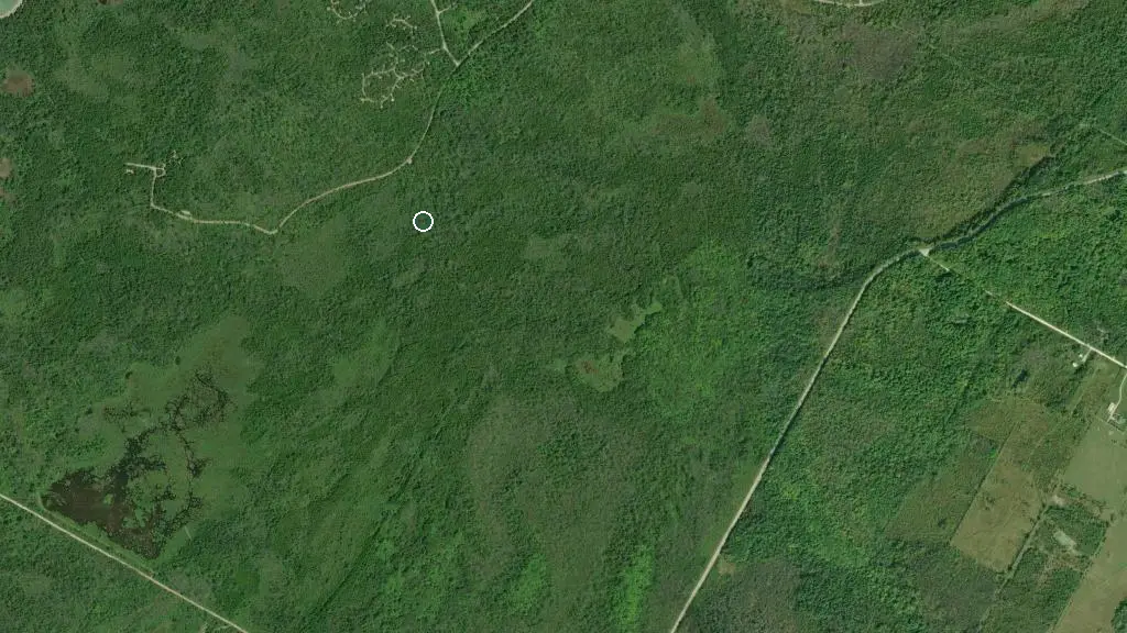 Aerial view of MacGregor Point Provincial Park and surroundings