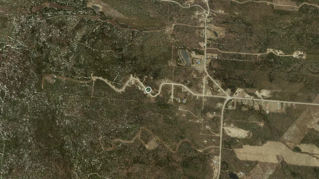 Aerial view of Nordika Charlevoix and surroundings