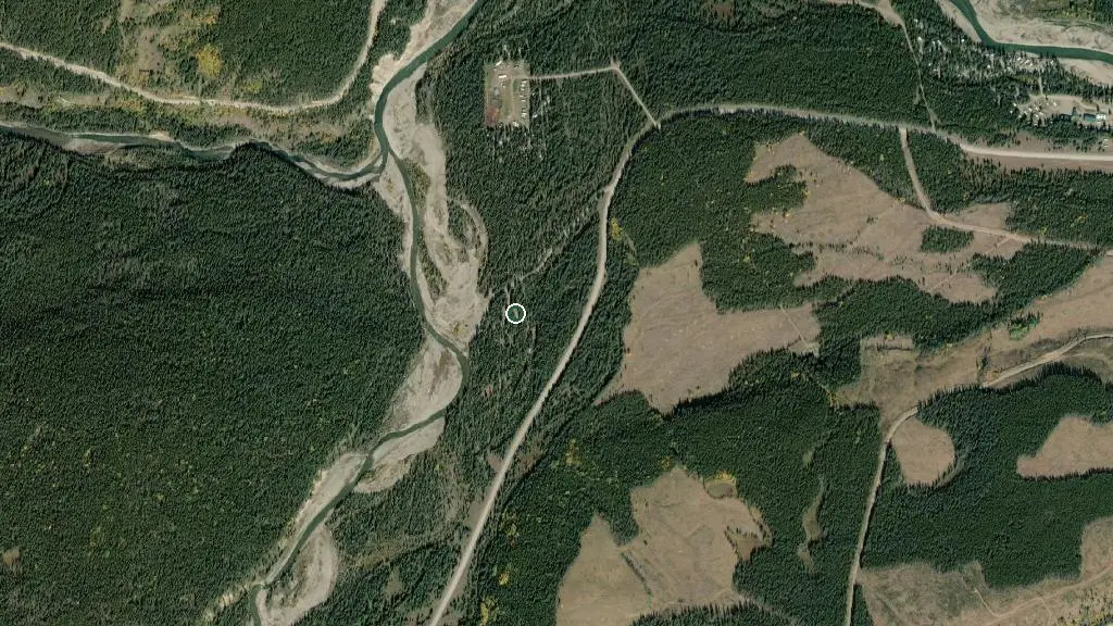 Aerial view of Mukwah Rafting Tours and surroundings