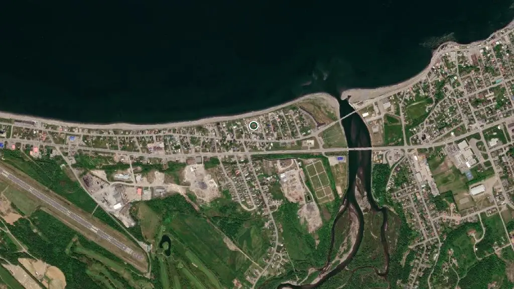 Aerial view of Camping Ancre Jaune and surroundings
