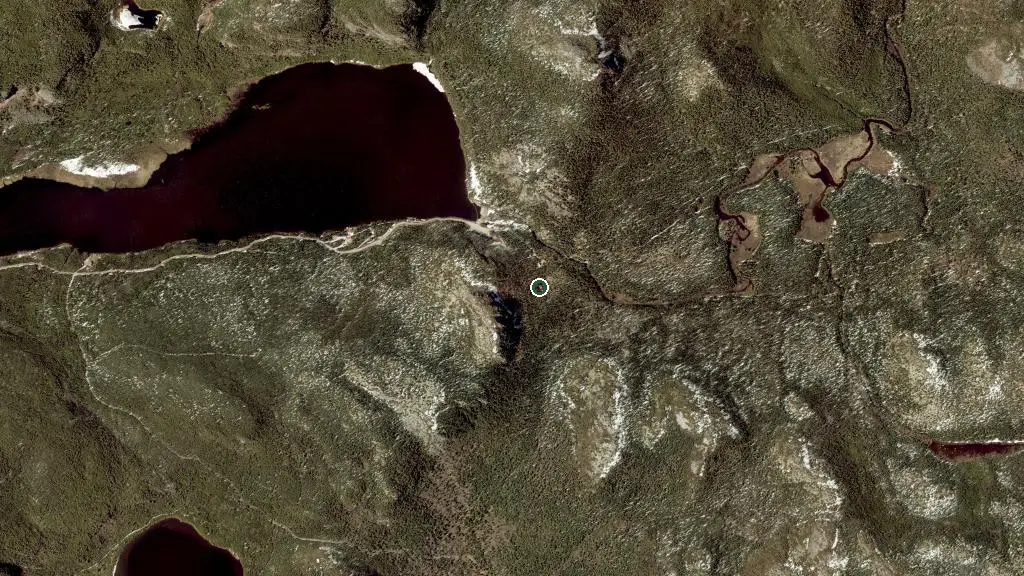 Aerial view of Taiga and surroundings