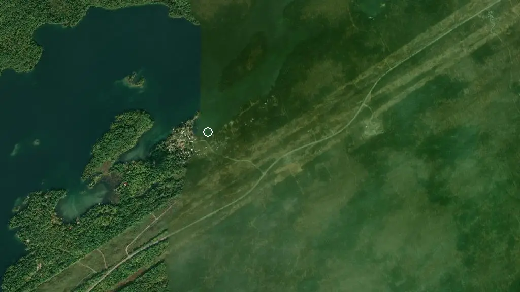 Aerial view of Lancaster's Resort and surroundings