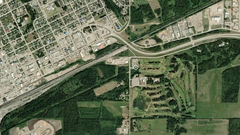 Aerial view of Edson RV Park & Campground and surroundings