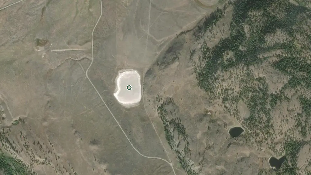 Aerial view of White Lake and surroundings