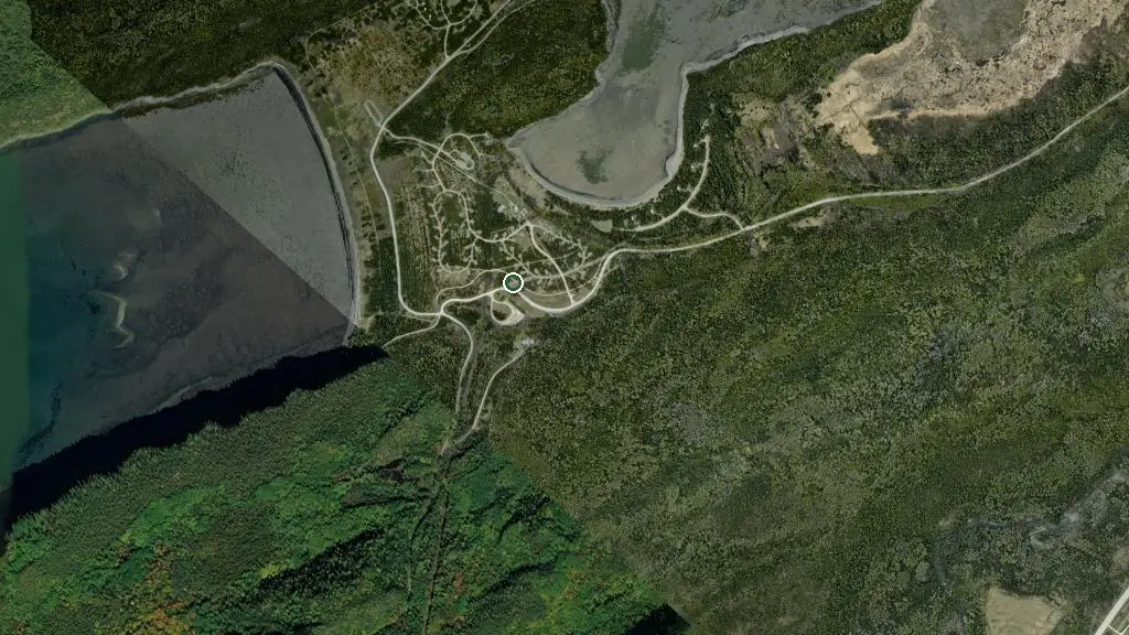 Aerial view of Parc national du Bic and surroundings