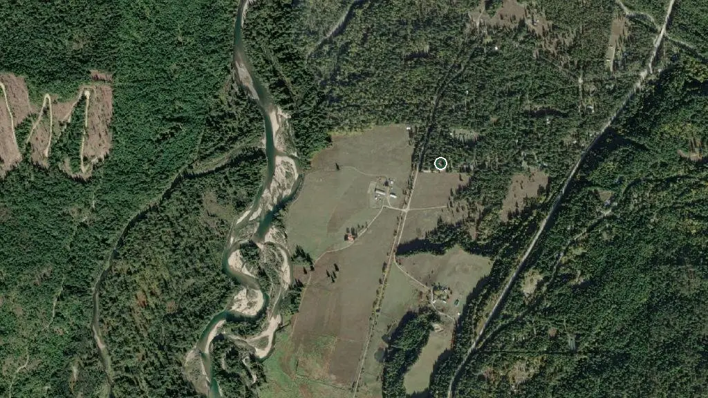 Aerial view of Lemon Creek Lodge & Campground and surroundings
