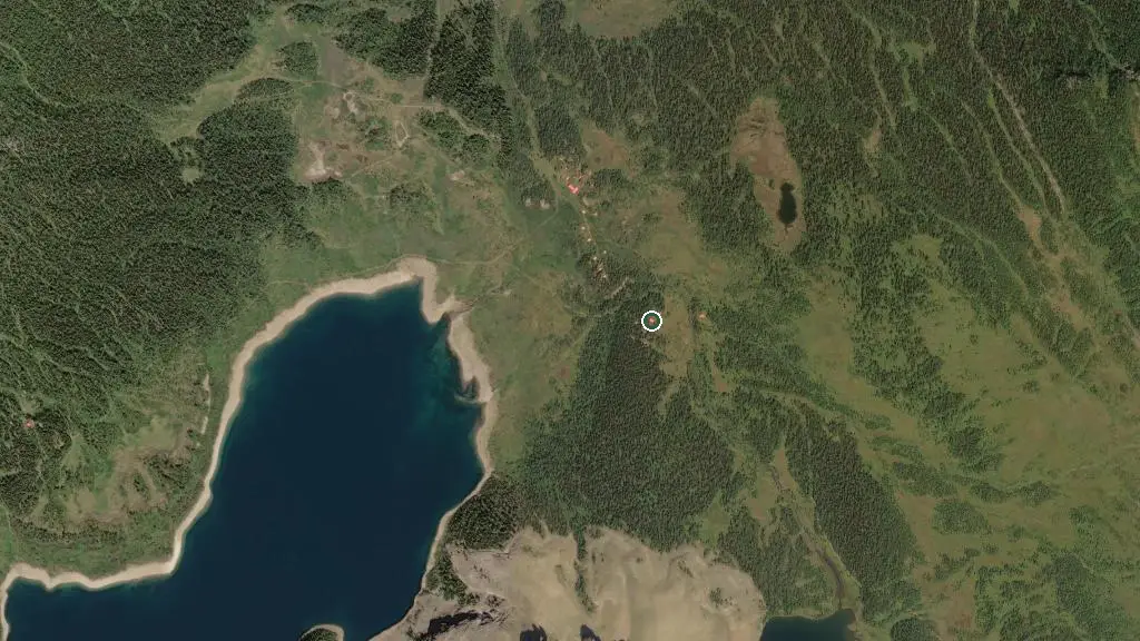 Aerial view of Wonder Lodge Cook Shelter and surroundings