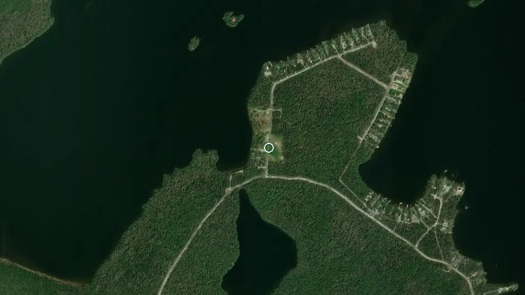 Aerial view of Camp Ongrandi and surroundings
