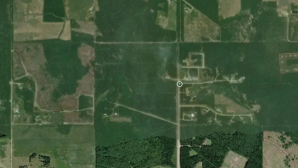Aerial view of Northwood Acres and surroundings