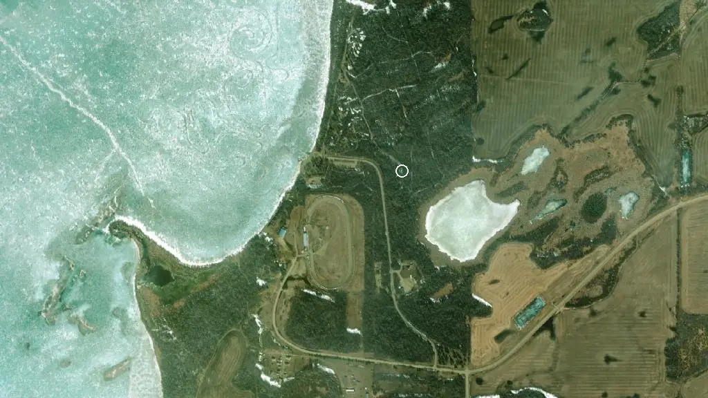 Aerial view of Queen Elizabeth Provincial Park and surroundings