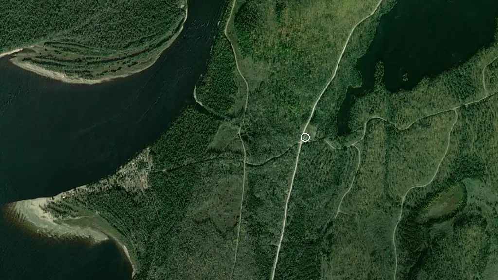 Aerial view of Zec Lesueur and surroundings