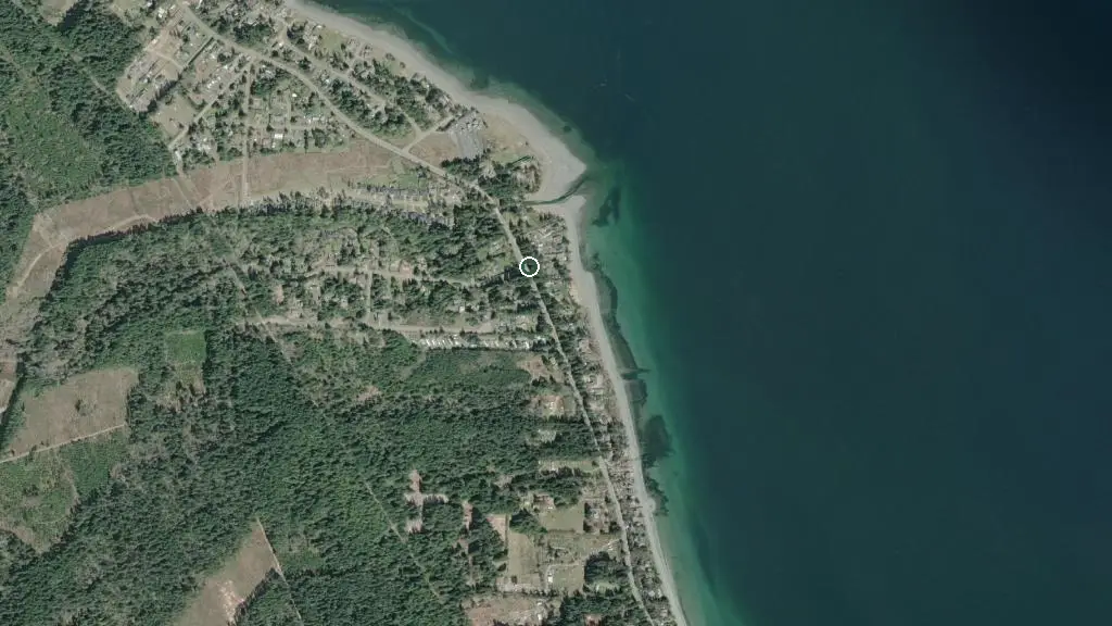 Aerial view of Sea Flame Beach Resort and surroundings