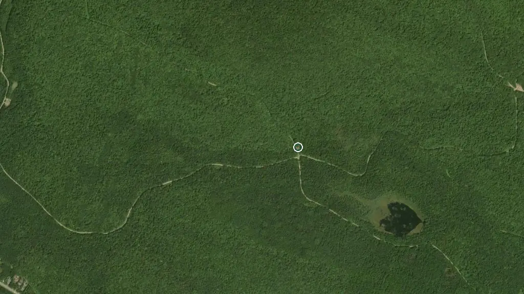 Aerial view of La Bicoque and surroundings