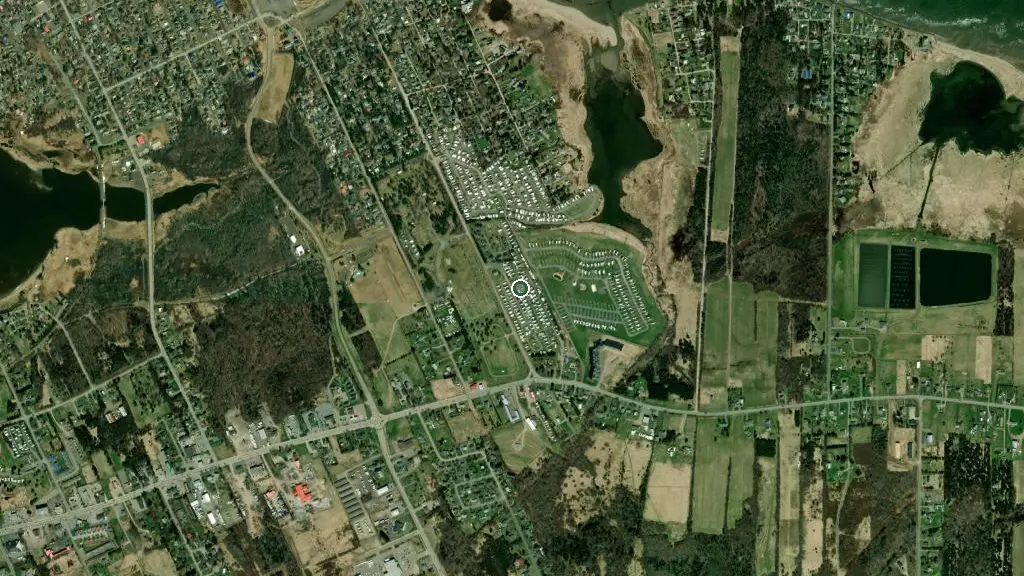 Aerial view of Vacation Village Horizon Park and surroundings