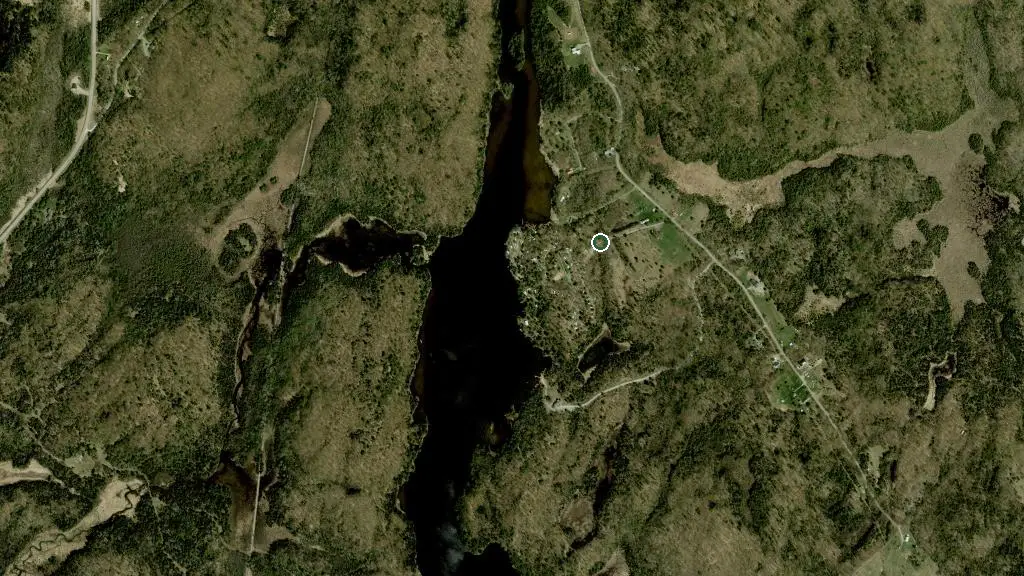 Aerial view of Reid Lake – Daiva RV Resorts and surroundings