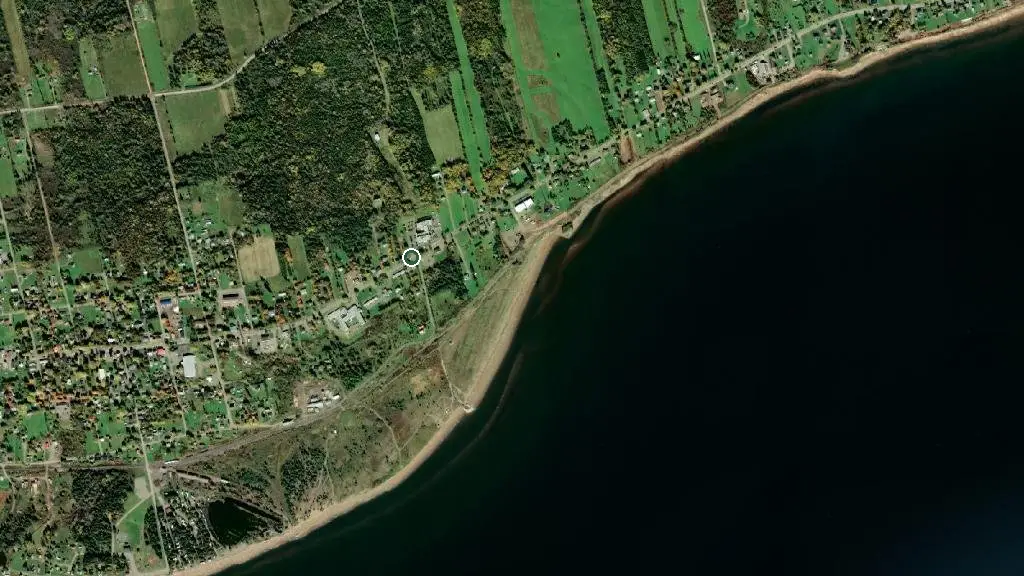 Aerial view of Camping du Manoir and surroundings