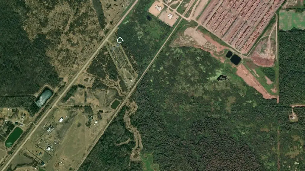 Aerial view of Aspen Ridge Campground and surroundings