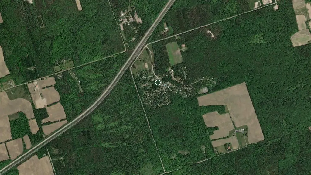 Aerial view of Sandaraska Park and surroundings