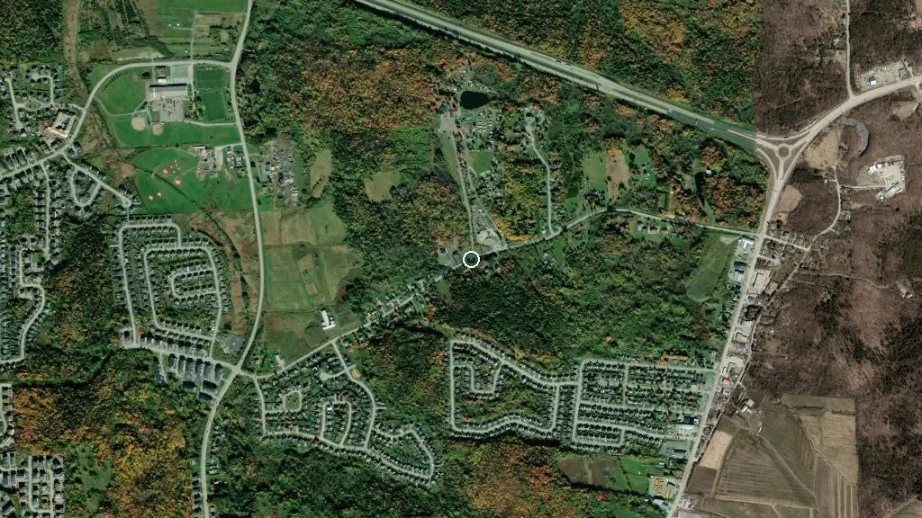 Aerial view of Camping Domaine Joly and surroundings