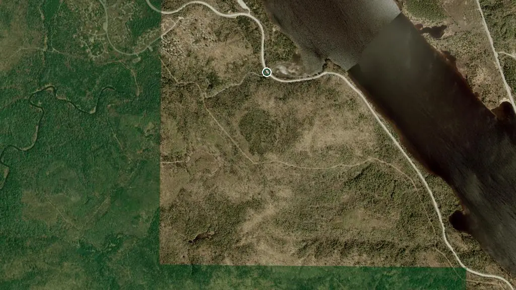 Aerial view of Camping L'Attente and surroundings