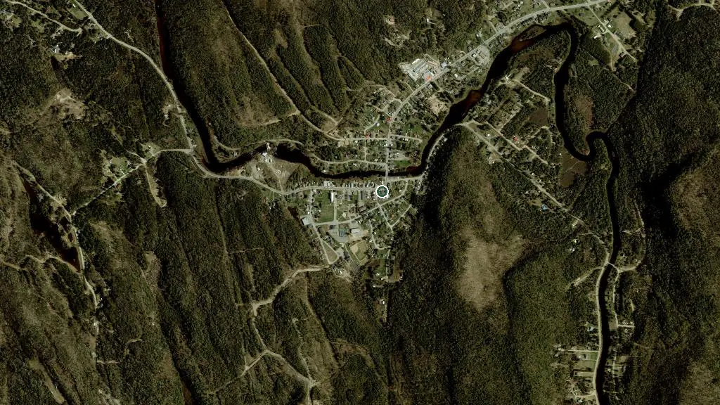 Aerial view of Camping Parc National du Mont-Tremblant l'Assomption - Sépaq and surroundings