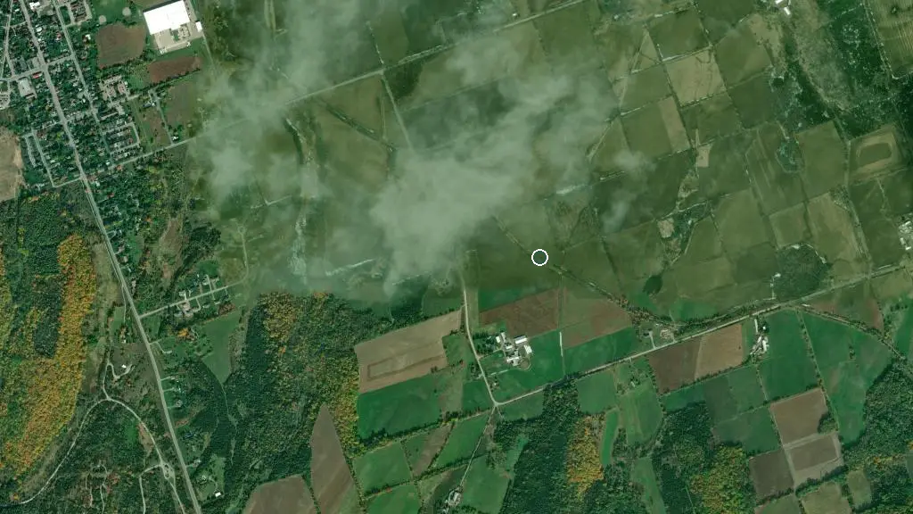 Aerial view of Woodland Estate Resort and surroundings
