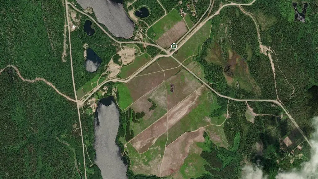 Aerial view of Camping Complexe Touristique du Lac-à-Jim and surroundings