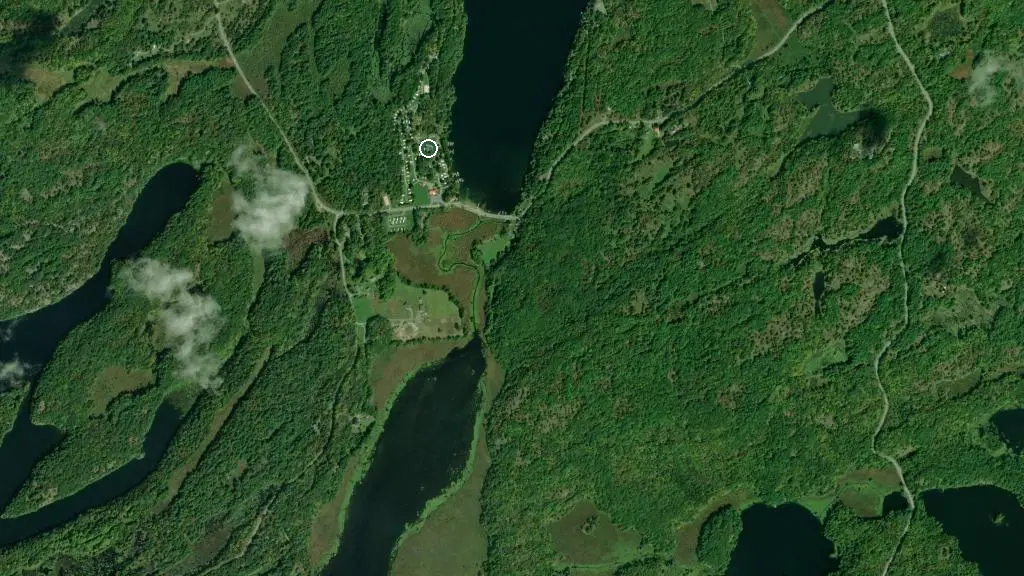 Aerial view of Desert Lake Family Resort and surroundings
