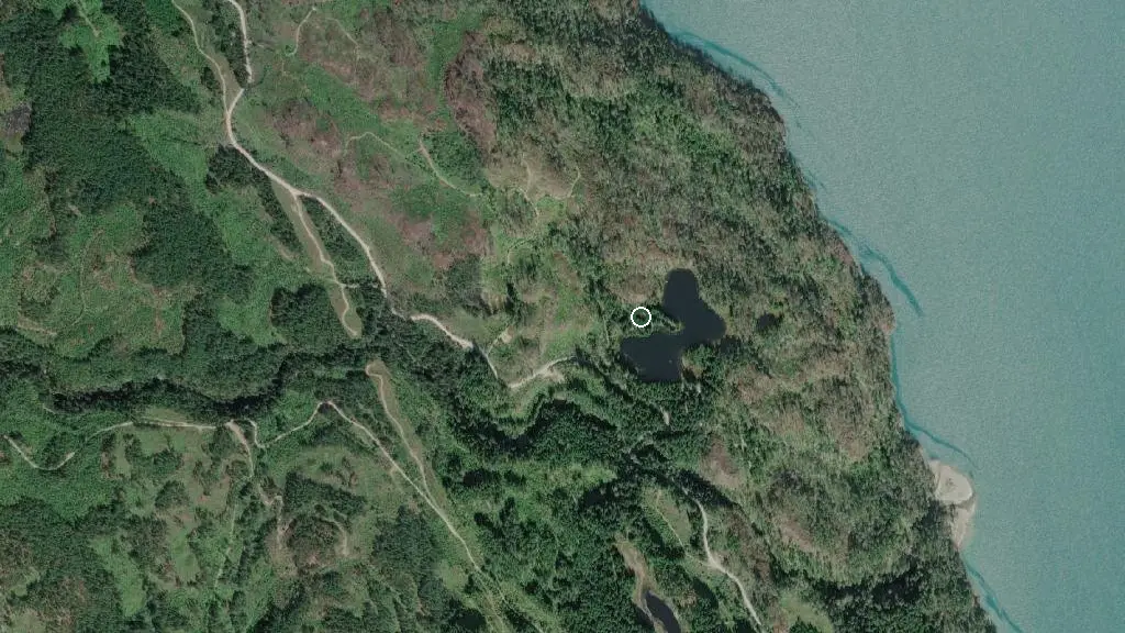 Aerial view of Wilderness Village Campground Association and surroundings