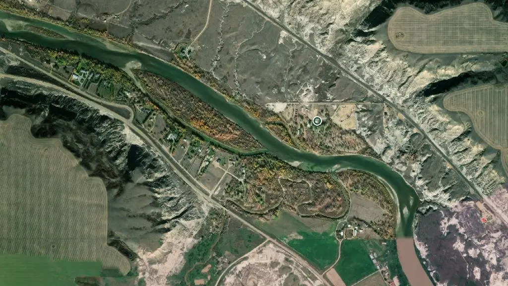 Aerial view of Raptor Ridge Campground Inc. and surroundings