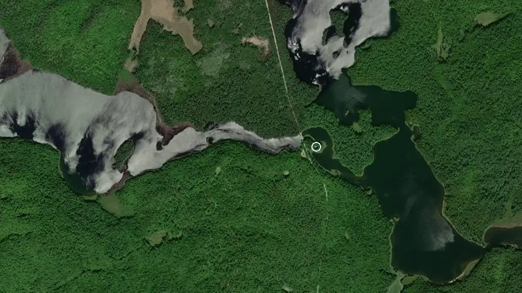Aerial view of Algonquin - Shall Lake and surroundings