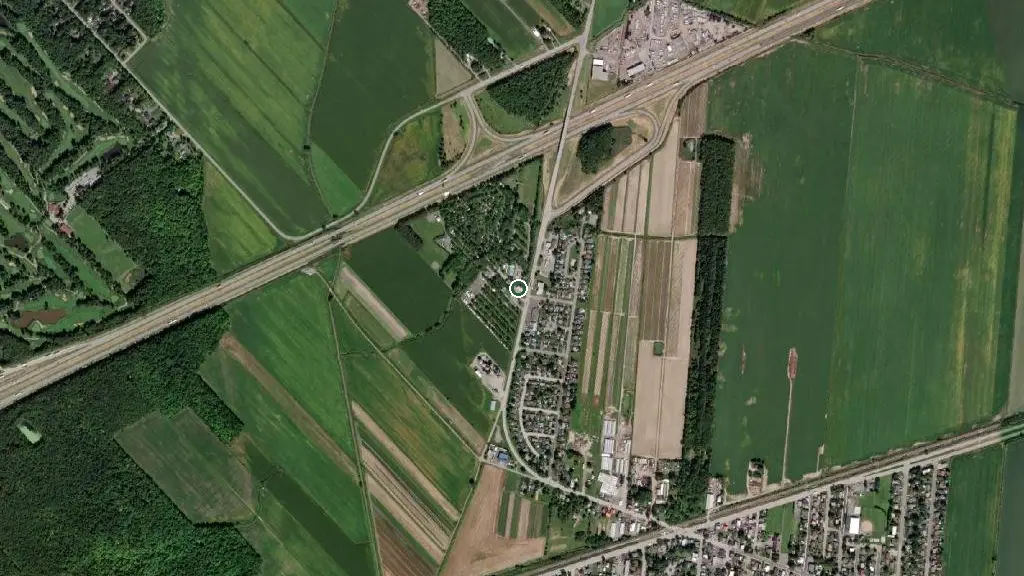 Aerial view of Camping Sainte-Madeleine and surroundings