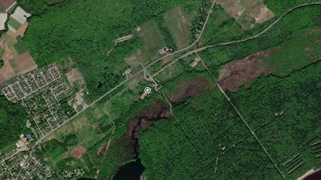 Aerial view of Parc National d'Oka - Sépaq and surroundings