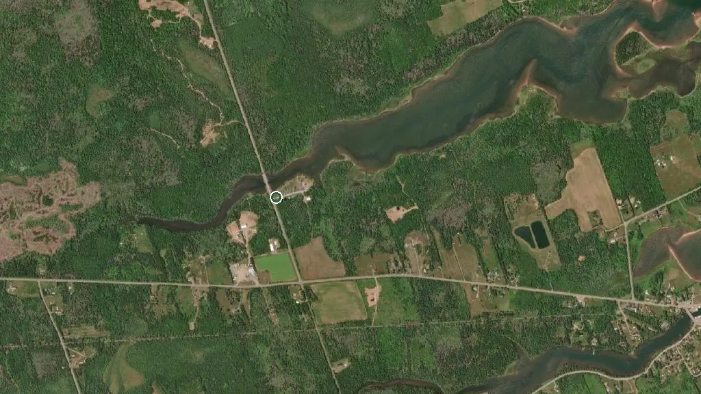 Aerial view of Ocean Acres Cottages & Campground and surroundings