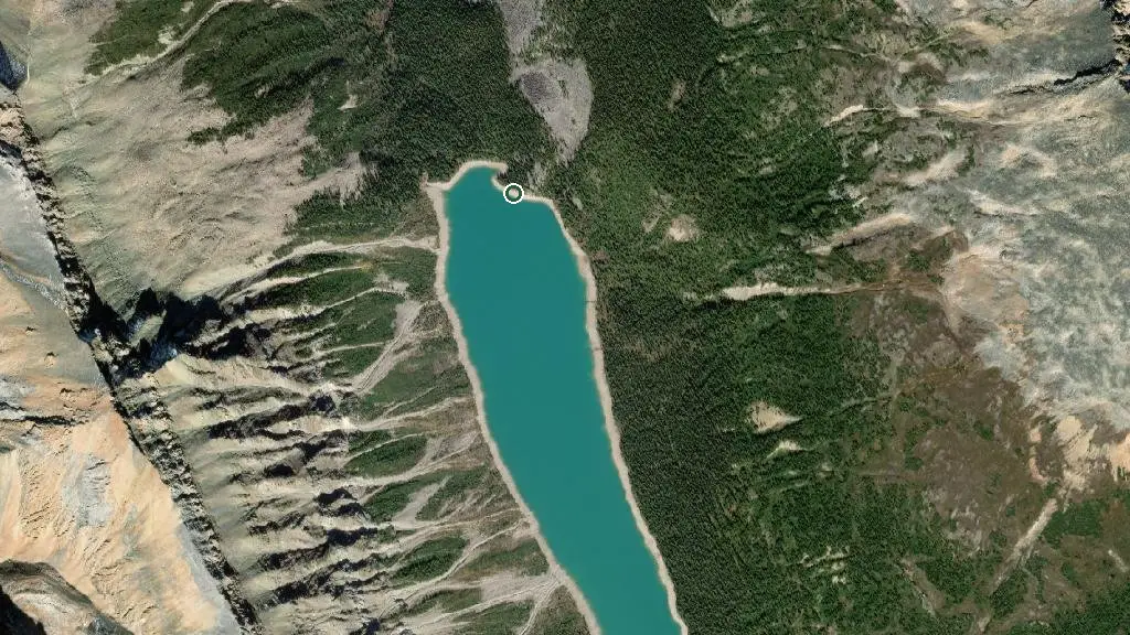 Aerial view of Campsite and surroundings