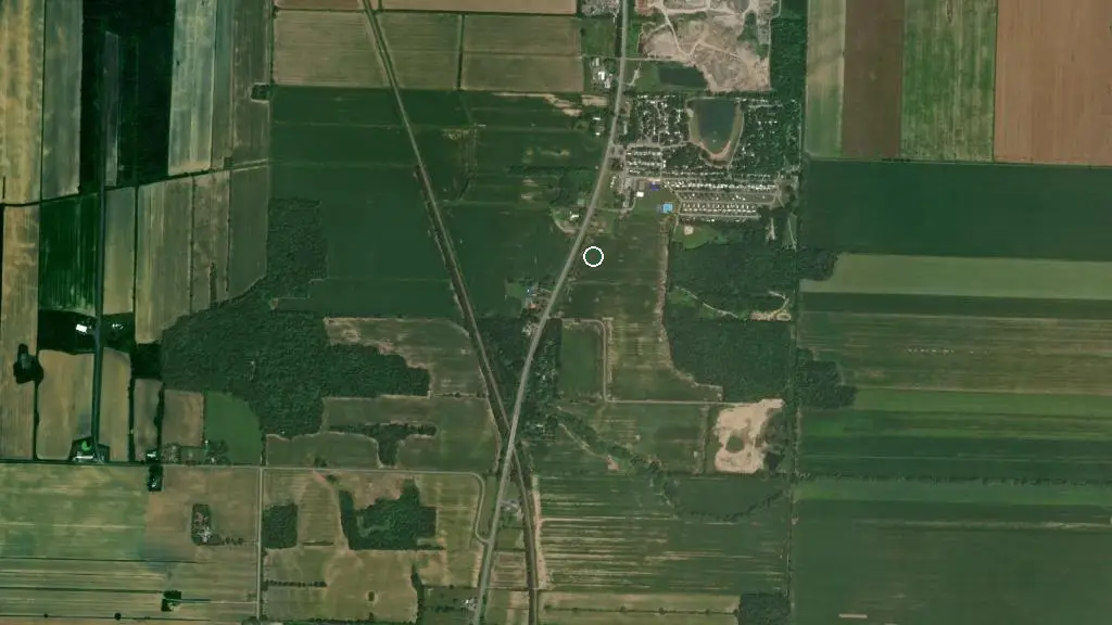 Aerial view of Camping Grégoire and surroundings